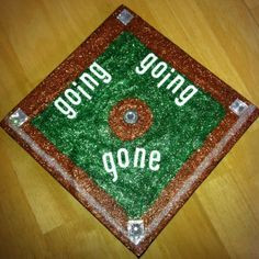 baseball #diamond #Graduation #cap More