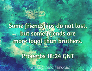 Bible verses about friendship