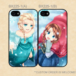 BX225-1 Disney Frozen Sisters Anna and Elsa Best Friends Cases,iPhone ...