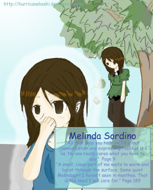 Speak Melinda Sordino...