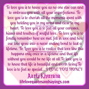 To Love Is To Feel So Special..