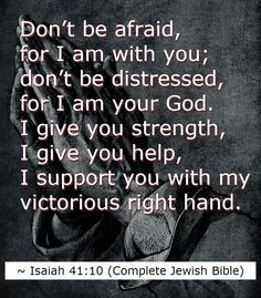 Isaiah 41:10. I AM your God. 8x10. PDF. DIY Printable Christian ...