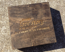 Engraved Wooden Cigar Box with Quot e Rustic Wedding Personalized ...