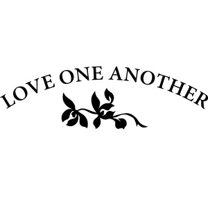 Love One Another Wall Art Sticker Wall Quote Transfers