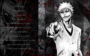 text blood bleach kurosaki ichigo splatter hollow ichigo 1280x800 ...