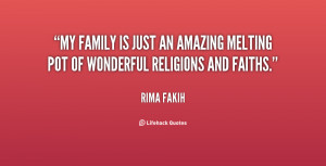My family is just an amazing melting pot of wonderful religions and ...