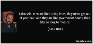 More Kabir Bedi Quotes
