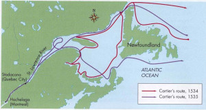 Jacques Cartier Map