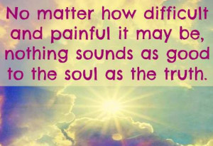 The truth will set you free