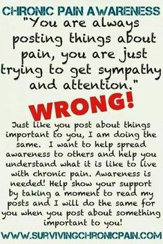 Chronic Pain Awareness More