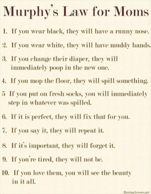 Murphys law for Moms