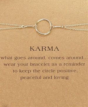 Home Gift Types Gift Ideas Specialty Gifts Karma Bracelet