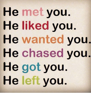 He loved and he lost