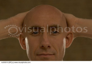 Bald Man Portrait Royalty Free Stock Photos Image
