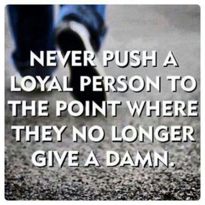 Loyal person