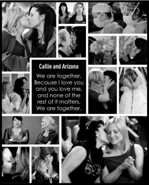 Callie and Arizona Calzona collage