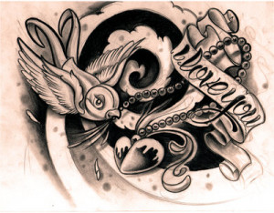 love heart sketch aww by WillemXSM