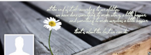 Facebook Cover Heart Warming Quote