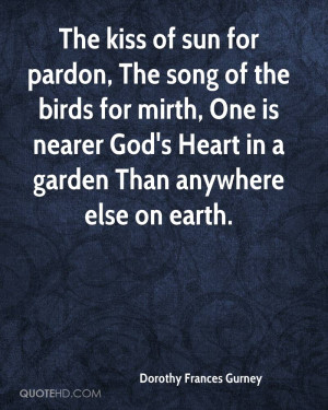 The Kiss Sun For Pardon Song Birds Mirth One