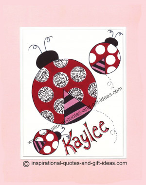 Ladybugs And Quotes For Baby Shower