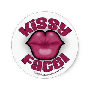 Kissy Face Lips Sticker...