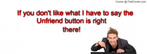 Unfriend On Facebook
