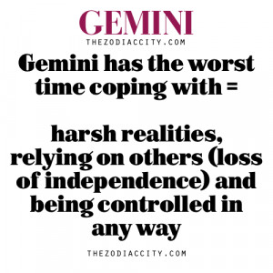 Gemini has the worst time coping with = harsh realities, relying on ...