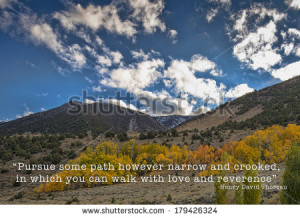in the fall season with a quote by Henry David Thoreau. Henry ...