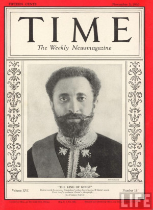 ... the cover of Time Magazine with the caption “The King of Kings