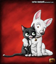bolt and mittens more super dogs disney bolt bolt and mittens dogs art ...