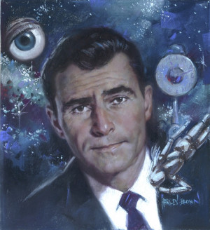 Rod Serling Twilight Zone | HARLEY BROWN original Published Art,ROD ...