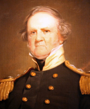 Winfield Scott. Painting by Robert Walter Weir, 1855. Public domain.