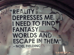 depresses, escape, quote, reality, text