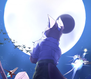 Illustration nintendo Krystal Starfox fox mccloud Falco Lombardi ...