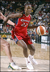 Sheryl Swoopes averaged 26.5 ppg in the first two games.