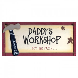 Tools Warning Sign Danger Funny Gag Gift Dad Workshop Carpenter