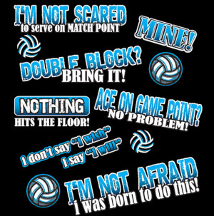 Fearless Volleyball Player Sayings Long Sleeve Black Volleyball Shirts