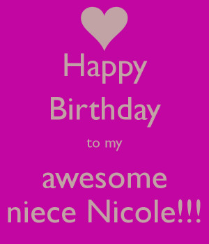 Related Pictures happy birthday to my niece wallpaper