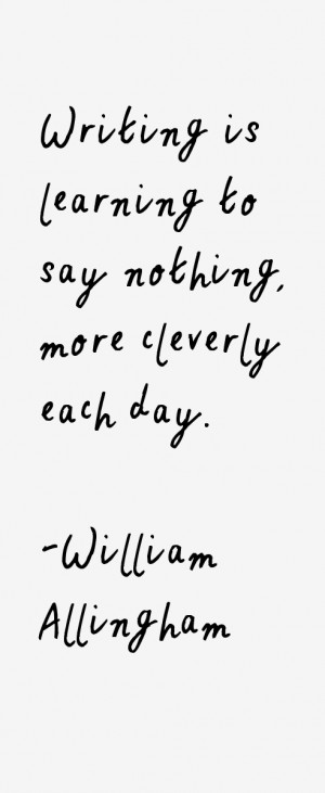 William Allingham Quotes amp Sayings