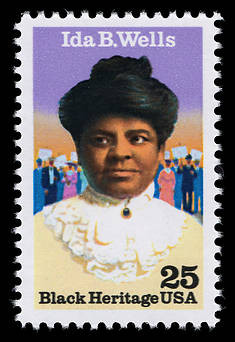 The Ida B. Wells stamp was issued on February 18, 1990.