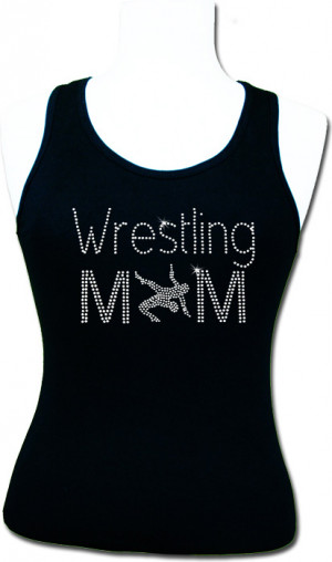 Wrestling Shirts Sayings Hot fix motif wrestling mom 1