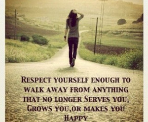 More like this: respect yourself , walks and words .
