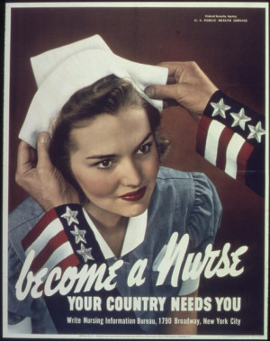 Become a nurse – Your country needs you (Photo credit: Wikimedia)