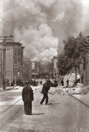 1906. San Francisco earthquake and fire.