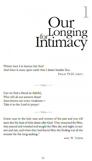 Intimacy With God Quotes Intimacy with god