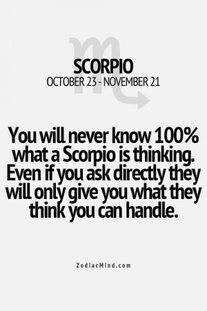 Little Things About Scorpio's! (zodiac Sign)