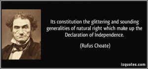 Its constitution the glittering and sounding generalities of natural ...