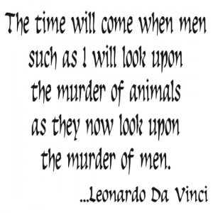 ShirtsGifts › Portfolio › Vegetarian Quote Leonardo Da Vinci