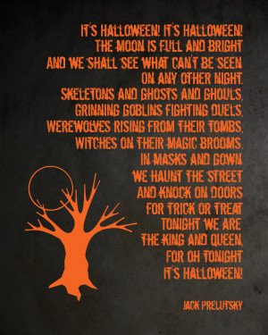 Halloween Poem Printable