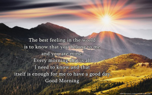 Love Quotes For Her Good Morning Love Quotes For Her Good Morning Love ...